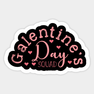 galentines day squad cool bff gift for galentines day gift Sticker